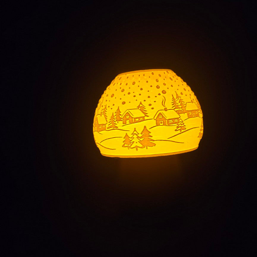 3D-gedruckte Pilz-Lichter – verschiedene Motive