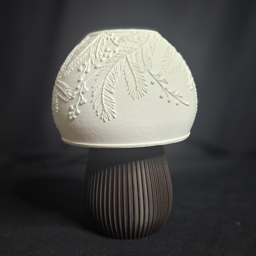 3D-gedruckte Pilz-Lichter – verschiedene Motive