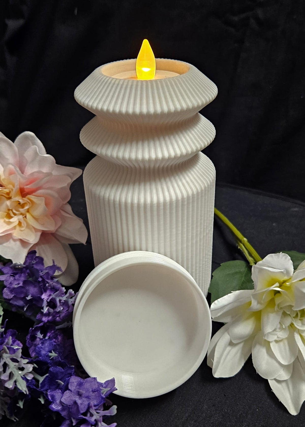 🕯️Design-Teelichthalter / Dekosäule mit Aufbewahrungsfach🕯️