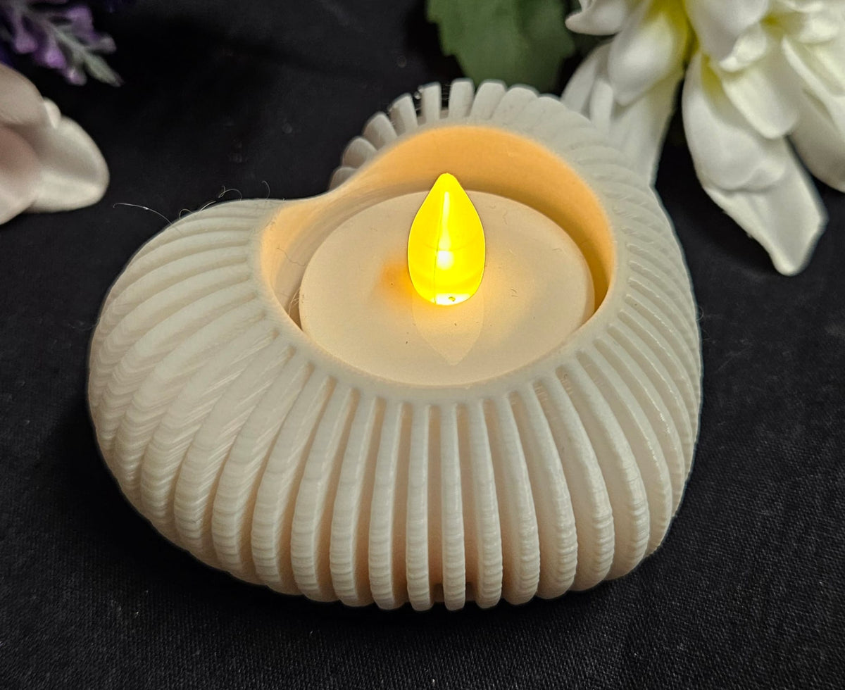 🕯️Herz-Teelichthalter „Rippen-Design🕯️