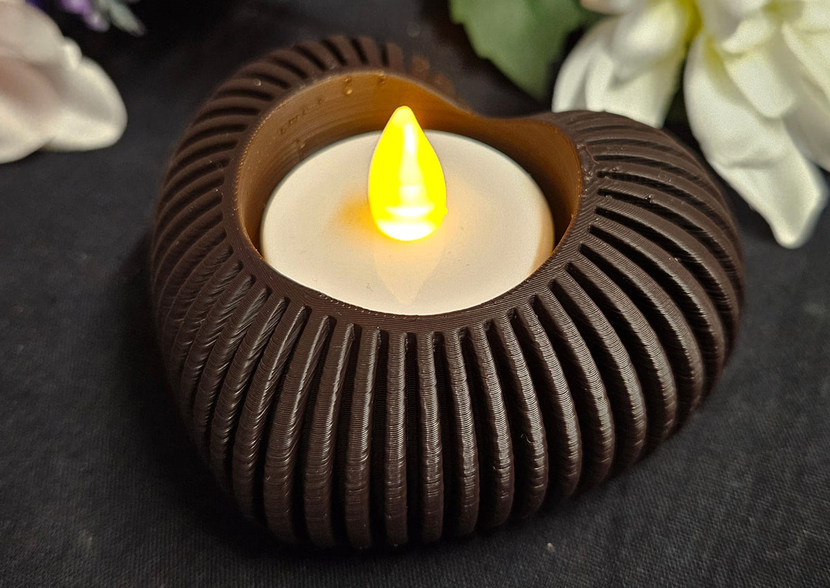 🕯️Herz-Teelichthalter „Rippen-Design🕯️