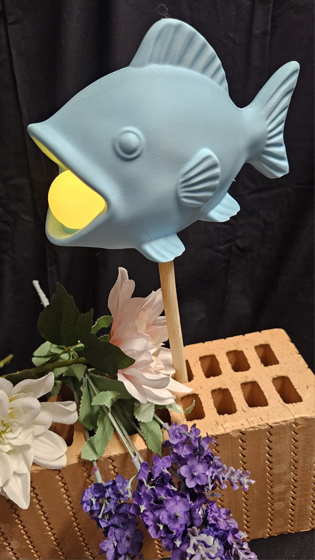 Maritimer Fisch-Gartenstecker 🐟🌿